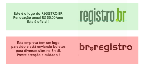 boletos maliciosos do registro.BR